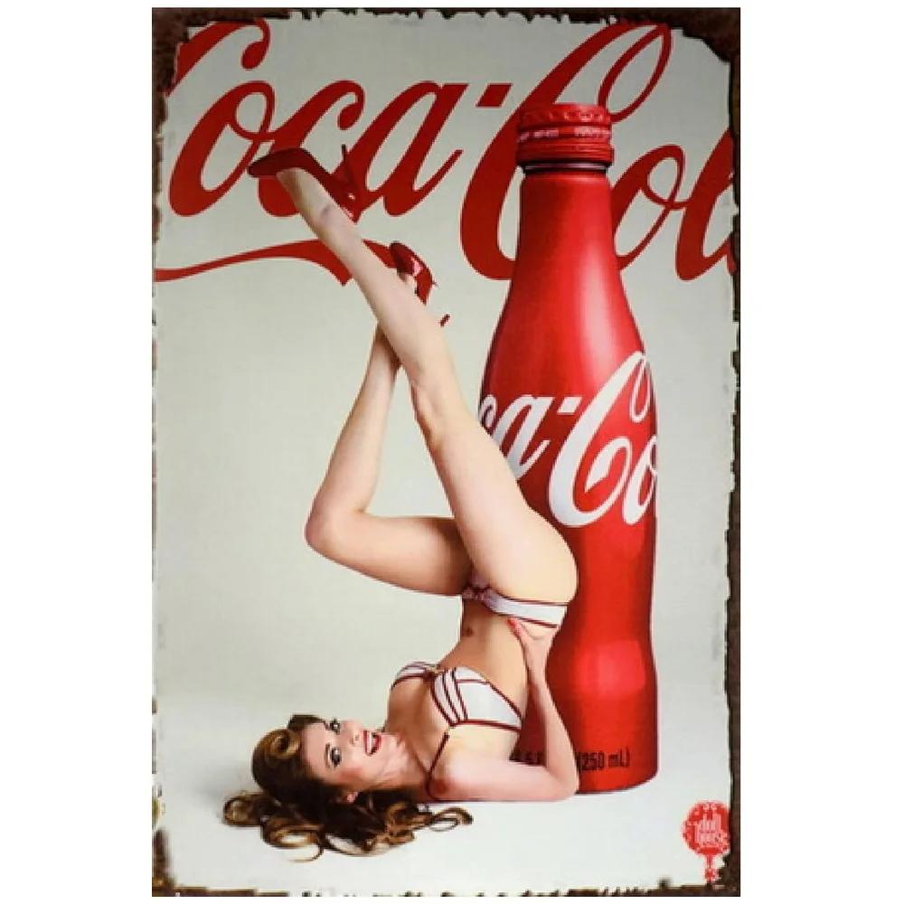 Retro Enjoy Cola Posters Retro Metal Tin Signs Vintage Posters for Game Room Bar Man Cave Cafe Garage Home Wall Decor Gift