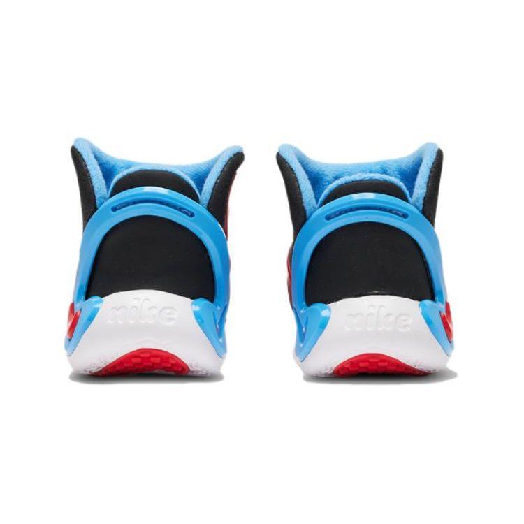 Nike Dynamo Go Boot Comfortable Versatile Low-Top Kids Running Shoes Kids Running Shoes Black Red DQ6009-001