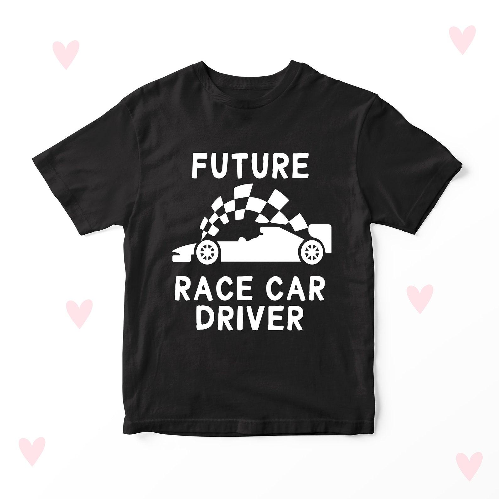Race Car Driver Kids T-shirt Boys Girls Clothing Racing Gifts 120