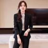Zihong Women's High-End Career Suit - Spring/Autumn Temperament Style for College Interviews & Formal Wear