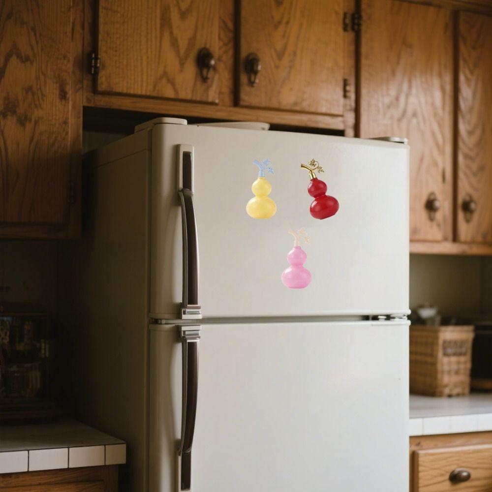 4pcs Magnetic Water Bottle Opener Rust-proof Fridge Magnets Gourd Bottle Opener  Kitchen