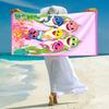 1Pc Baby Shark Family Adventure Beach Towel Microfiber Beach Towel Thin Absorbent For Beach Swimming Yoga Bath Sports 0917306