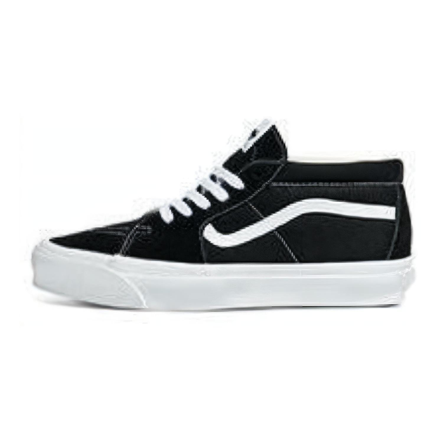 

Новые Sk8 Vans Mid Reissue 83 Lx Черно-белые VN000CQQBA2 35