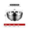 Fenfei Stainless Steel Double-Layer Anti-Scald Bowl