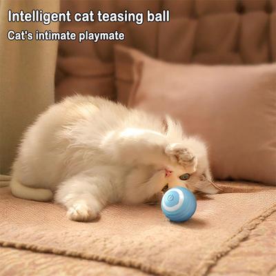 Palla Interattiva per Gatti Palla Rotolante Elettrica Automatica Giocattoli Intelligenti per Gatti Giocattolo Intelligente per Gatti Palla Rotante Accessori per Giochi per Gatti