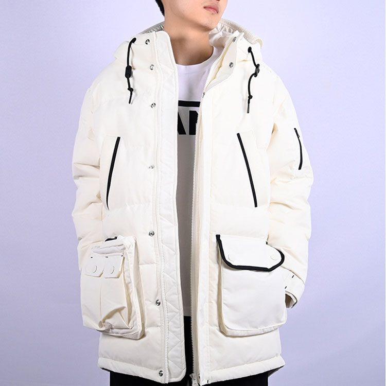 Converse Down Jacket Winter Men's Milk White 10019988-A02