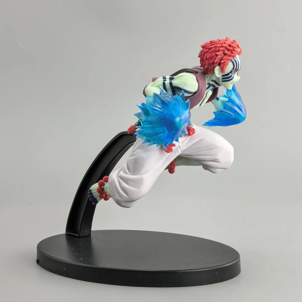 Bandai 15cm Demon Slayer Figures Slayer Akaza Doll Figurine Warrior Action Figure Model Toys Anime Model Figure Car Doll