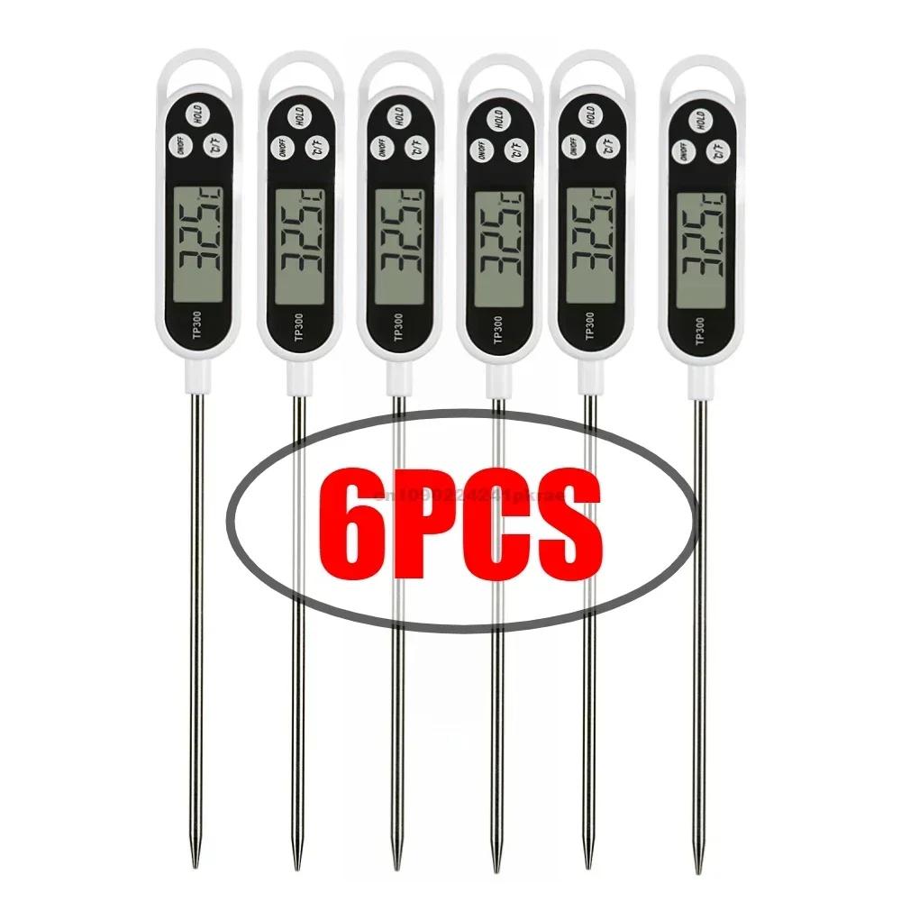 Stainless Steel Probe Cooking Food, Barbecue Stove, Water, Milk, Oil, Liquid Meat, Digital Kitchen Thermometer Kitchen Tools