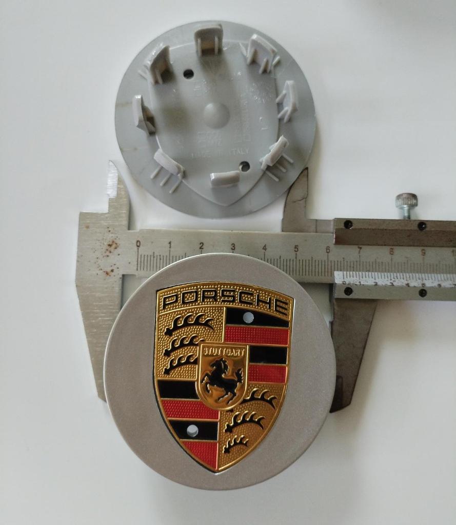 Porsche Cayenne/Macan/Panamera/718/Taycan/911 Radnabenkappe Farbiges Aufkleber