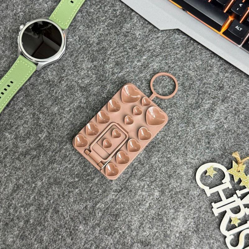 

Silicone Pull Ring Phone Holder: Anti-slip Universal Suction Cup Case Sticker Back Sticker Type