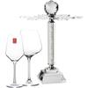 Crystal Red Wine Glass Rack Set