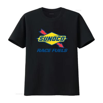 Sunoco Race Fuels Logo T-shirt Gedurfd Ontwerp voor Motorsportliefhebbers vintage Gewassen grafisch Ademend mode Stijlvol Zacht
