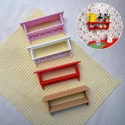 12 Noktalı Oyuncak Bebek Evi Duvar Rafı Plastik Raf Sevimli Kör Kutu Aksesuarı Ob11 Minyatür Sahne Fotoğrafçılık Aksesuarı