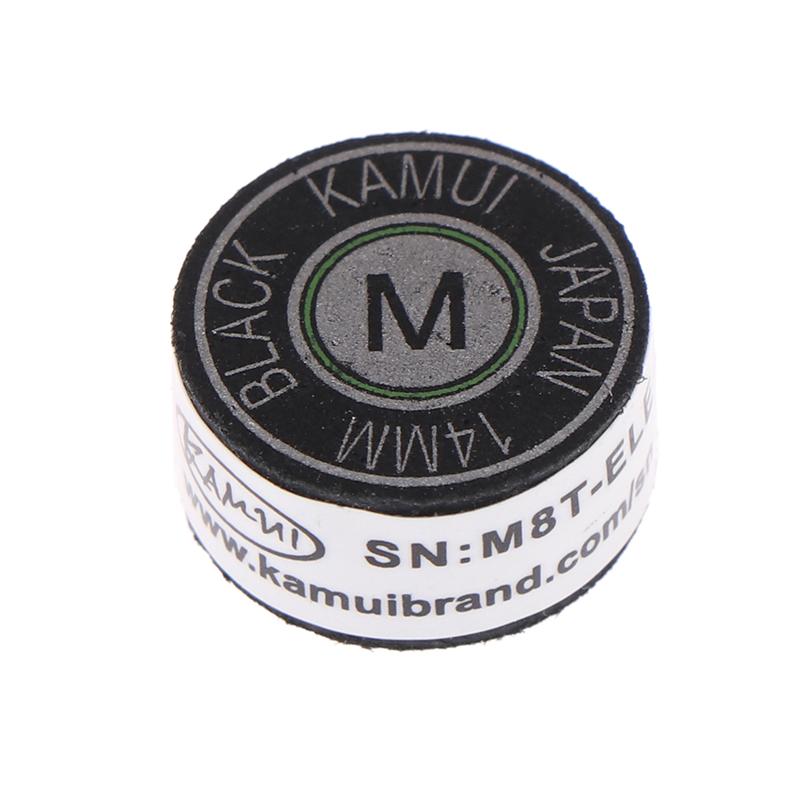 1Pc 14Mm Ss/S/M/H Cue Tip Quality Pool Billiard Leather Cue Tip Nine-Ball Cue Head Snooker Cue Tip Billiard Accessories