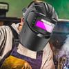 Auto Darkening Welding Hood Anti-Glare Welding Helmet Wide Shade Anti-Fog Face Protector Adjustable Headgear For Construction