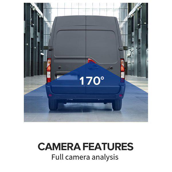 High Mount Stop Lamp Backup Camera for 2010-2016 Renault Master, Nissan NV400, Opel Movano