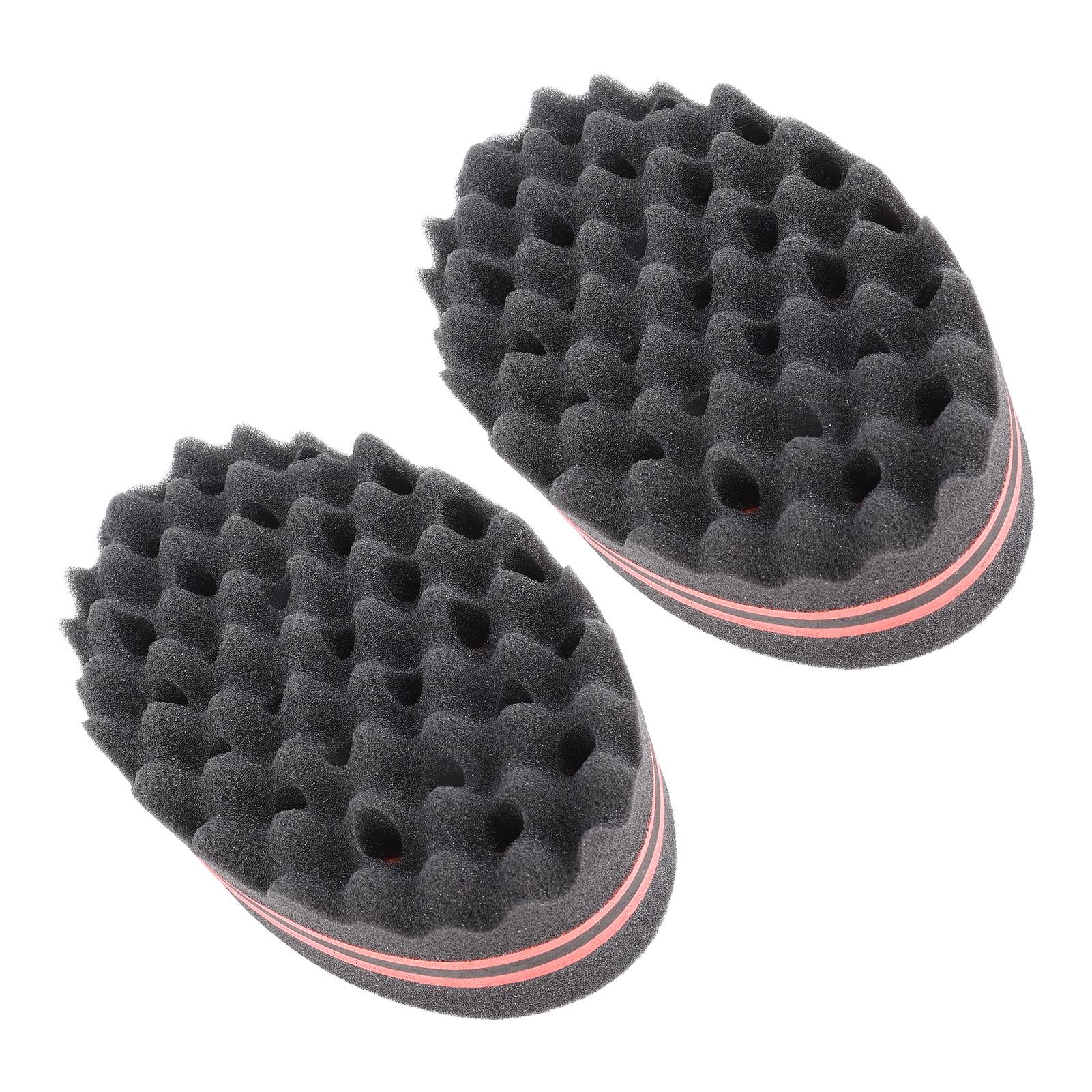 

Твист-губка двухсторонняя инструмент для укладки волос утолщающая профессиональная губка для завивки для черных мужчин