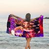1pc Rapper1 Beach Towel with Custom Name, Beach/Swimming/Bath/Picnic/Camping Towel, Suitable for Seaside Beaches