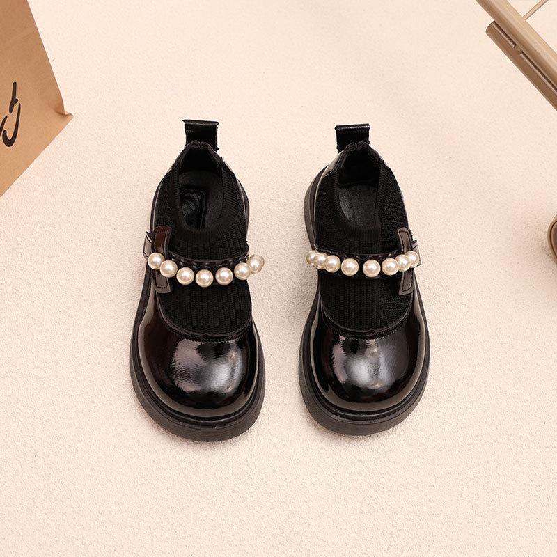 Girls' Soft Sole Leather Princess Shoes for 3-6 Year Olds (Spring/Summer/Autumn)