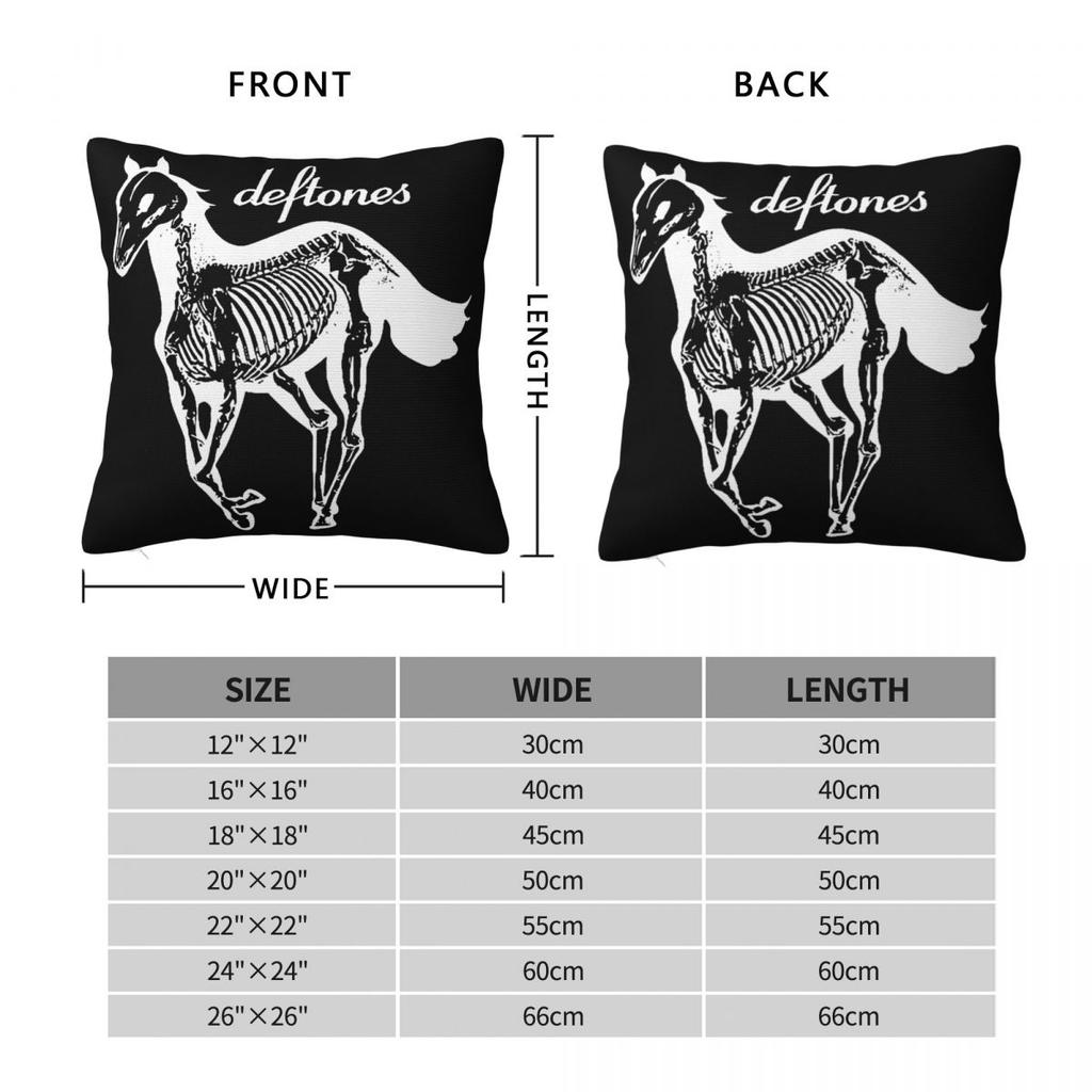 Deftones White Pony Pillow Covers Living Room Cushion Cover Cute Pillowcase 40*40