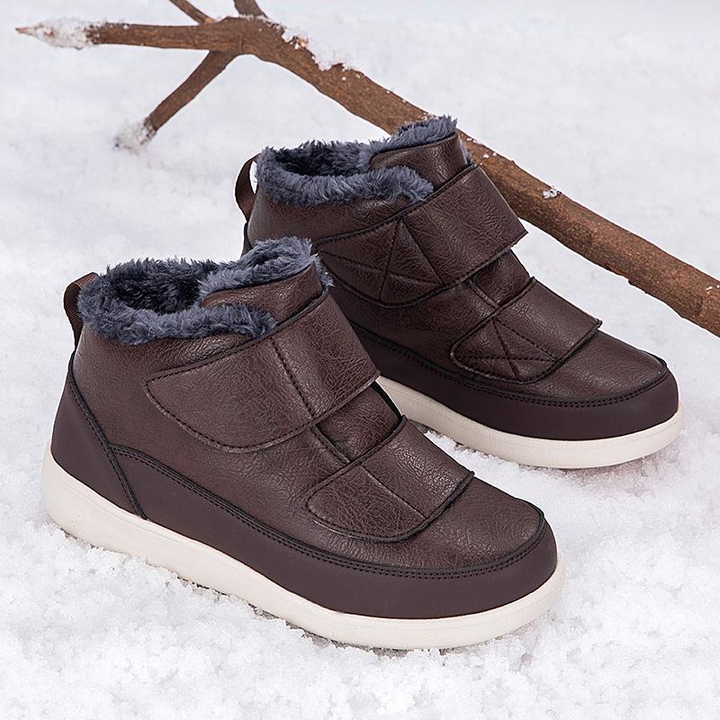 

Winter Snow Boots Women Casual Shoes Non-slip Waterproof Platform Ankle Boots Boots with Thick Fur Thigh High Boots Botas Mujer 36 коричневый