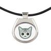 Burmilla – Pendant necklace with graphic on a chain strap | Art-Dog