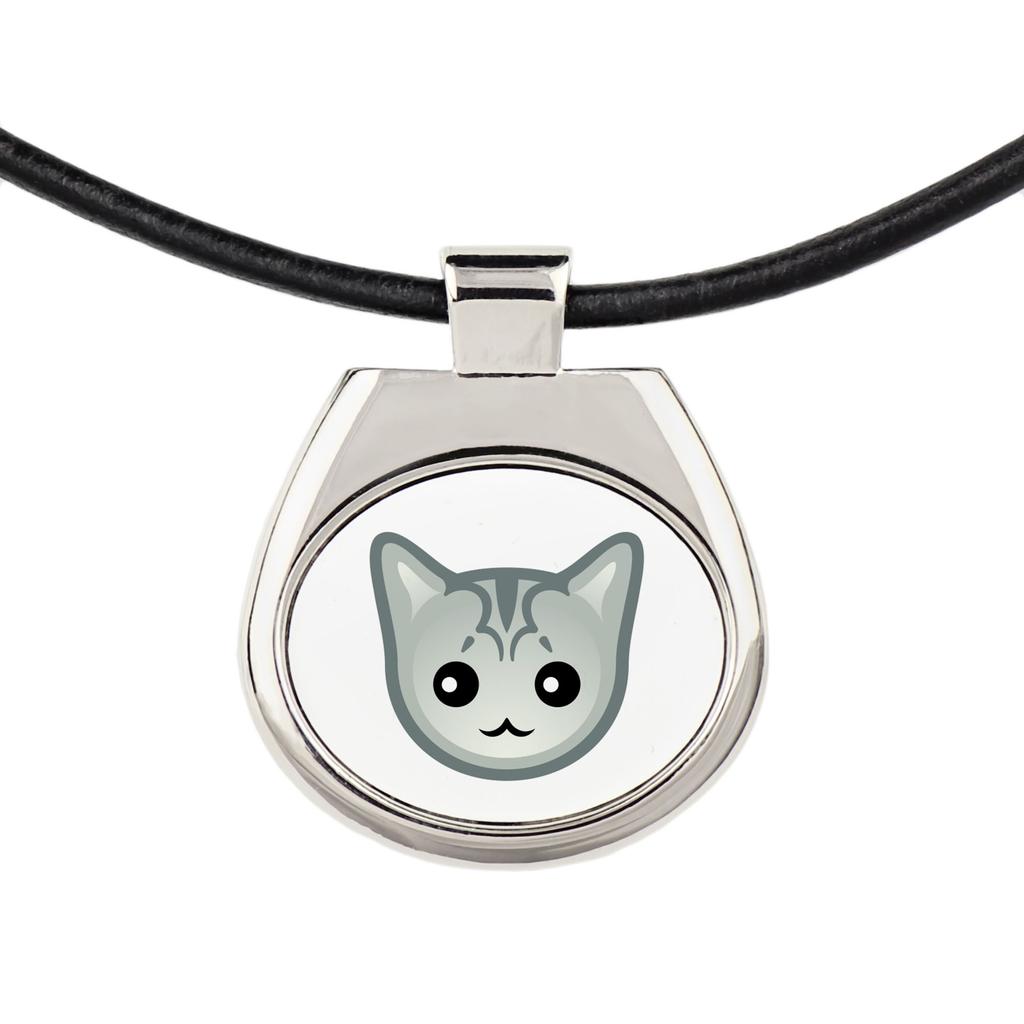 Burmilla – Pendant necklace with graphic on a chain strap | Art-Dog