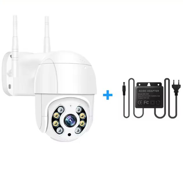 

8MP 4K IP-камера 5MP Speed ​​Dome Auto Tracking PTZ Camera Smart Home Outdoor Wireless WIFI Camera Monitoring Monitoring 2MP EU Plug no card