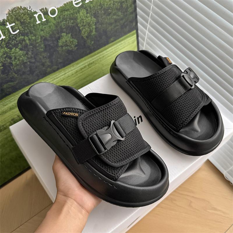 3812 Men's Slippers Outdoor Beach Leisure One-word Drag New Summer Sports Sandals Beach Shoes Outer Wear