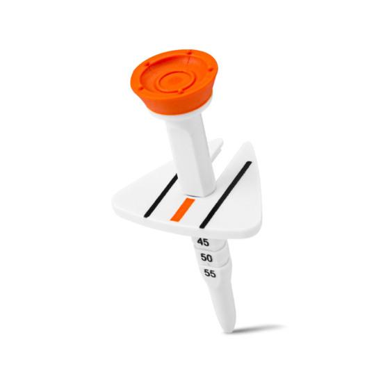 4 pezzi 77 mm tee da golf 5 livelli altezza di posizionamento regolabile linea di mira supporto per palline rotonde aiuto per l'allenamento del golf punta accessori per il golf