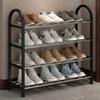 5/4/3 Layers Simple Shoe Rack Dust-proof Storage Shoe Cabinet Multi-layer Assembly Home Door Shoe Shelf Dormitory Organizer Rack