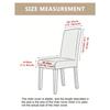 Jacquard Elastic Chair Cover for Dining Room Wedding Banquet Water Repellent Chair Protector 1/2/4 Pieces Fitted Chair Case