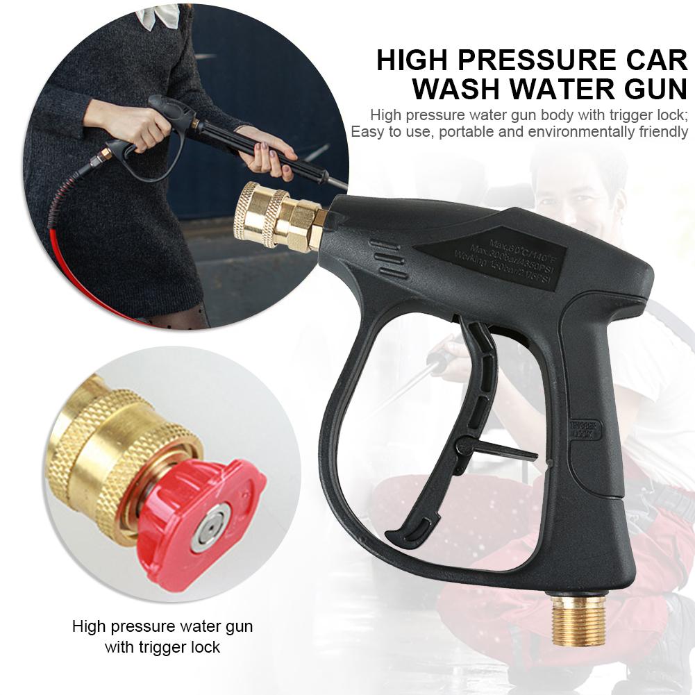 1Pc High Pressure Water Gun 16MPa Snow Foam Washer Gun Spraying Distance 12m Soap Gun Sprayer Car Cleaning Tools Car Accessories