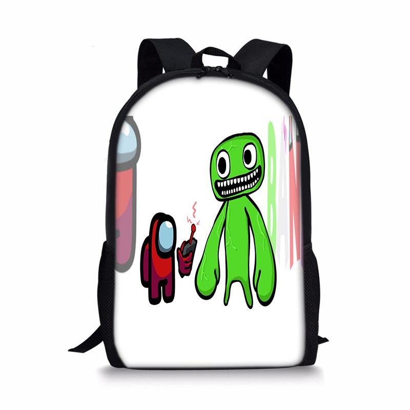 Classic Peculiar Cool Banban Garden Notebook Backpacks Pupil School Bags 3D Print Oxford Waterproof Boys/Girls Laptop Backpacks