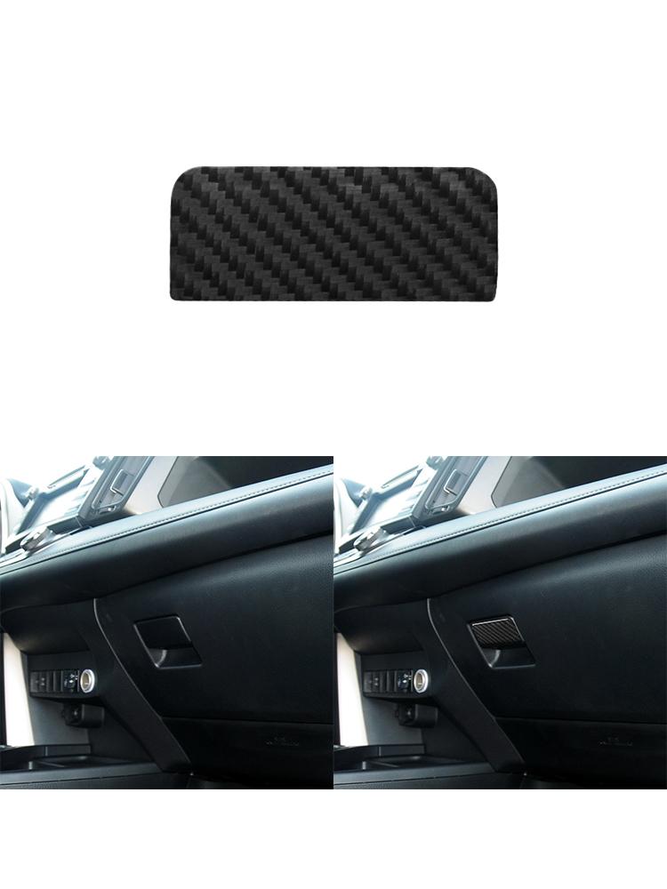 Black For Toyota RAV4 2013-2015 Car Interior Button Panel Decoration Protection Carbon Fiber Sticker Auto Styling Accessories