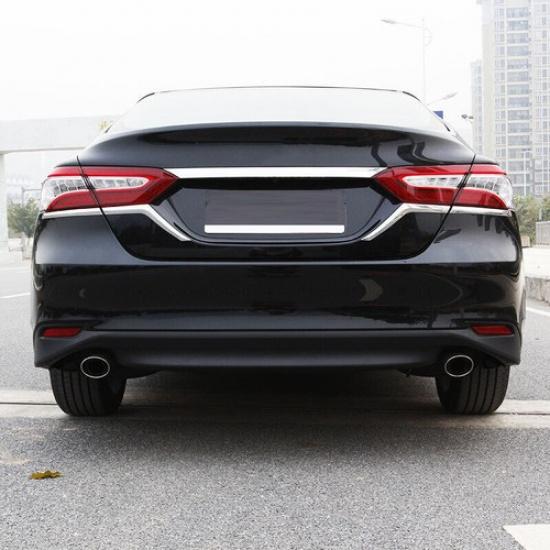 For Toyota Camry 2018-2023 Chrome Exterior Rear Lamp Taillight Strip Trim 4pcs