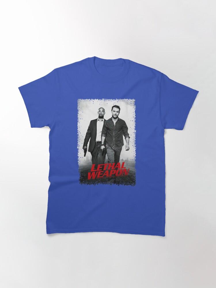 Lethal Weapon Action Movie American Police Motivational Lethal Weapon Buddy Cop Retro Wave Classic T-Shirt