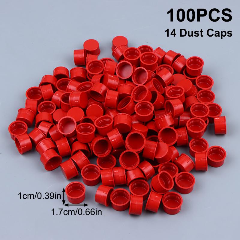 M12 M14 M16 M18 Common Rail Injector Dust Cap Reliable Connection Protection for Automotive Workshops 100pcs