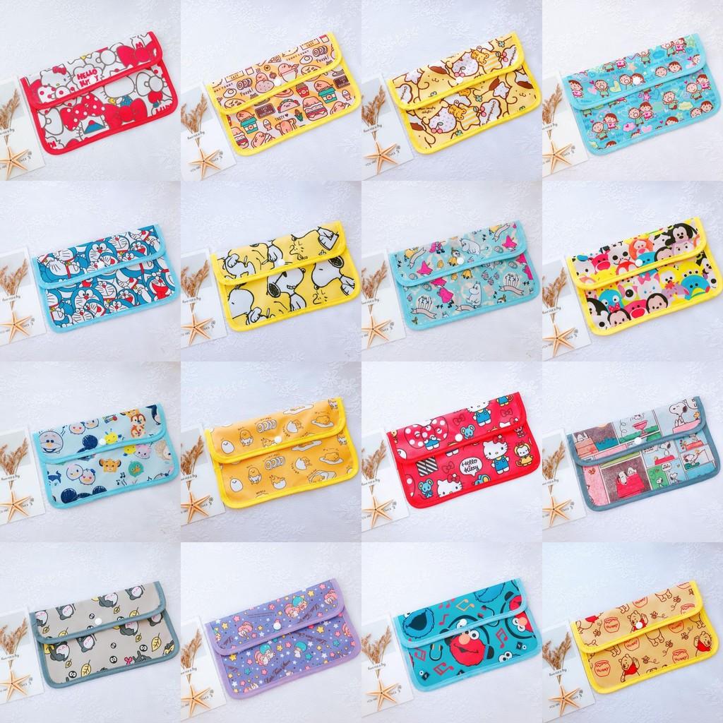 Hello Kitty Crayon Shin Chan Cartoon Portable Case With Multi Purpose Storage For Students And Kids