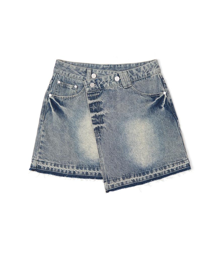 Deketeuumeon Wrap Skirt Dcsk005Lblue