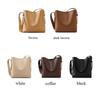 Split Leather Designer Shoulder Bag Underarm Design Casual Style Bucket Basket Bag New Fashion Cowhide Material Crossbody Bag