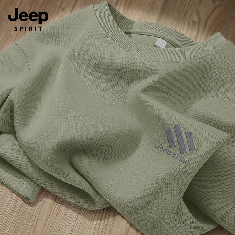 JEEP SPIRIT Men's High Street Style Sweatshirt