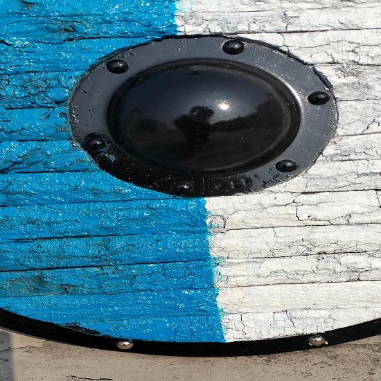 Средневековый викинг Круглый щит Лерп Воин Дерево — фото 4