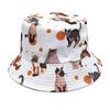 Spring and Summer Polyester Cartoon Print Bucket Hat Fisherman Hat Outdoor Travel Sun Cap For Men And Women 05