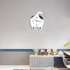 Cute Cartoon Kitten Interesting Wall Clock Birthday and New Year Decoration Living Room Bedroom Room Home Decoration