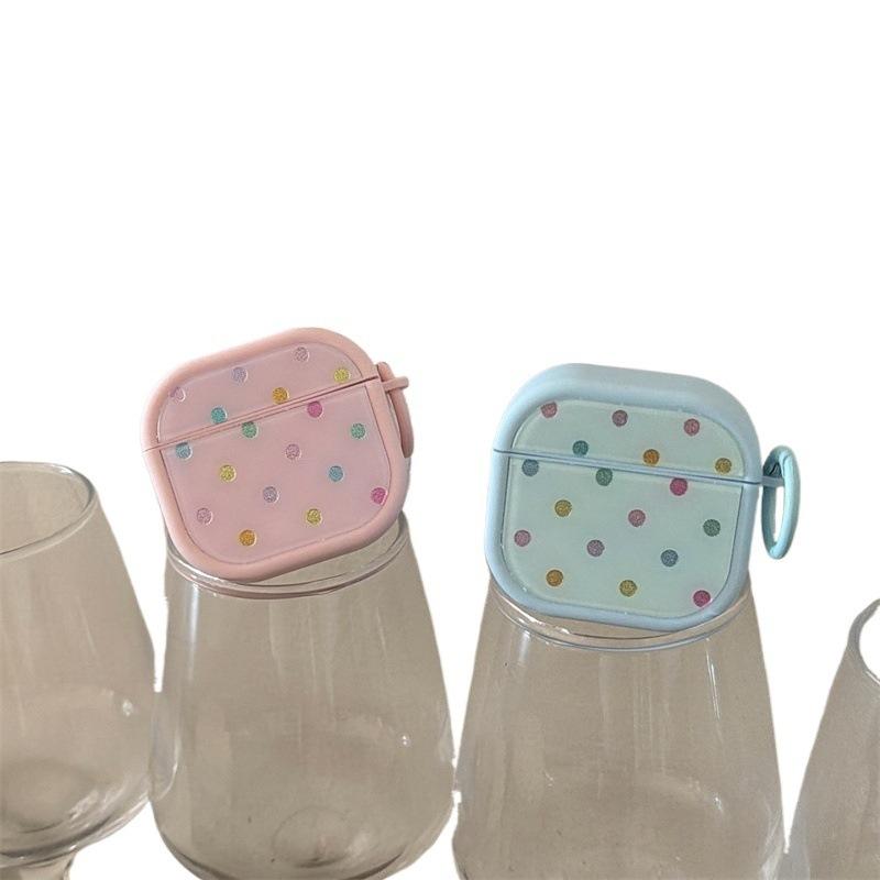 Japan and South Korea Ins Gilt Color Polka Dots for AirPods 1 /pro1 Earphone Protective Case Cover Two or Three Generations of New Women