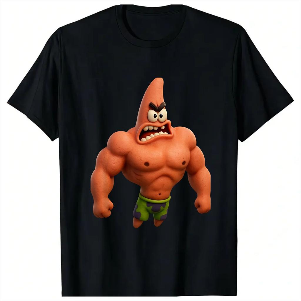 Unisex Unisexs T Shirt Bikini Bottom Gym Patrick TShirts Harajuku Summer Tee Shirt Streetwear Casual Pure Cotton Tops Gift Idea