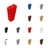50pcs 2449 Slope Inverted 75 2 X 1 X 3 Bricks Collections Bulk Modular GBC Toys For Technical MOC 1Pcs Buildings Blocks