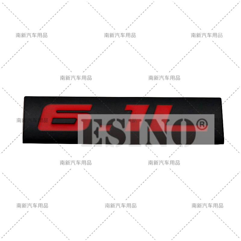Car Styling 3D Metal Chrome Zinc Alloy Adhensive Emblem 6.0L 6.1L 6.2L 6.4L 7.0L 7.3L Body Trunk Fender Badge Accessory