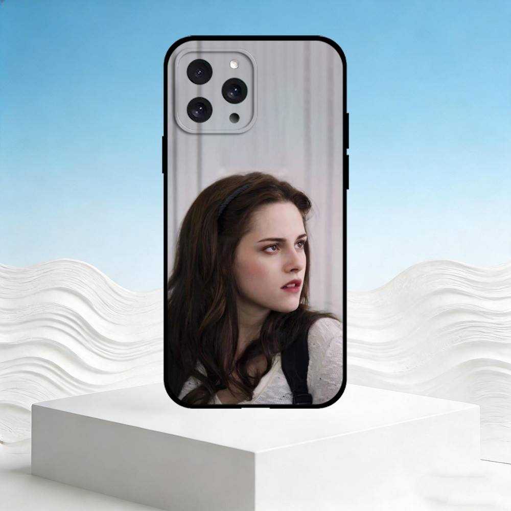 

K-Kristen Stewart Phone Case For iPhone 17,16,15,14,13,12,11 Plus,Pro Max,SE4Soft Silicone Black Cover iPhone11PROMAX